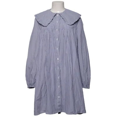 Shirt dress (Blue, White) from Boii Cotton