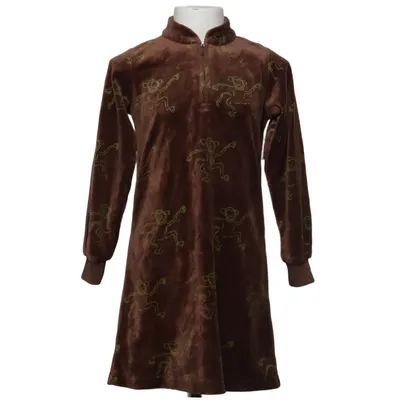 Klänning (Brun, Grön) från IdaT.dk Bomull, Polyester
