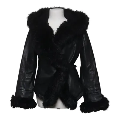 Shearlingjacka (Svart) från Chic & Jeune Polyester, Polyuretan