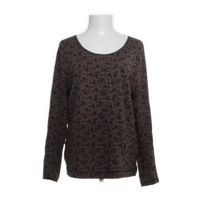 Långärmad t-shirt (Svart, Brun) från Lana Bomull, Elastan