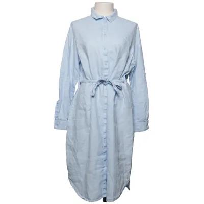 Skjortklänning (Blå) från Lin Living Linne