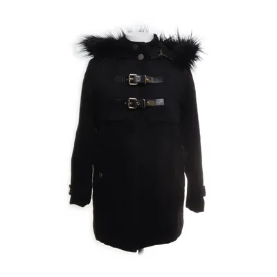 Vinterkappa (Svart) från Retro Bomull, Polyester