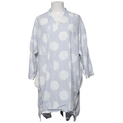 Blouse (Blue, White) from Amitié Cotton