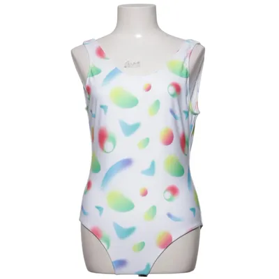 Badeanzug (Weiß, Mehrfarbig) von Nikben Elasthan, Polyester
