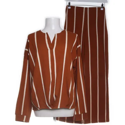 Set (Brown, White) from Zara Trafaluc Elastane, Polyester