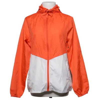 Regnjakke (Orange, Hvid) fra Crane Genanvendt polyester