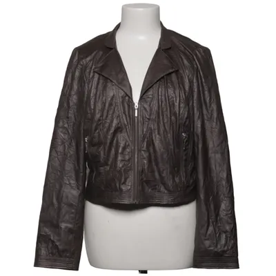 Jacket (Brown) from Jórli Acetate, Polyester, Polyurethane