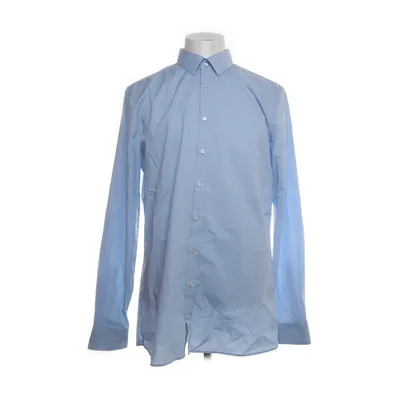 Shirt (Blauw) van Olymp Katoen