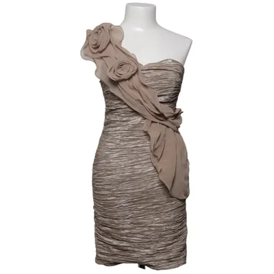 Cocktailjurk (Beige) van Pink Boom Katoen, Elastaan, Polyamide, Polyester