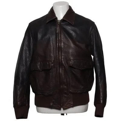 Lederjacke (Braun) von Vintage 55 Baumwolle, Polyamid