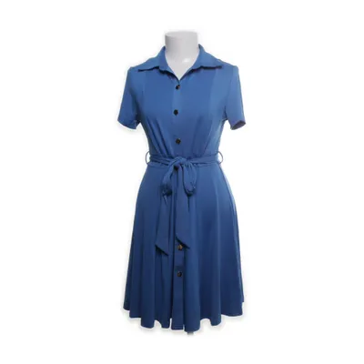 Blousejurk (Blauw) van By Swan Paris Elastaan, Polyester, Viscose