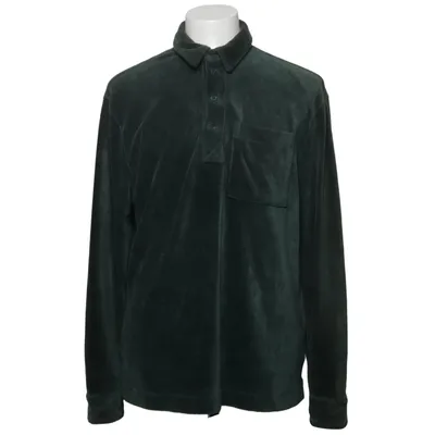 T-shirt manches longues (Vert) de Zara Coton, Élasthane, Polyester