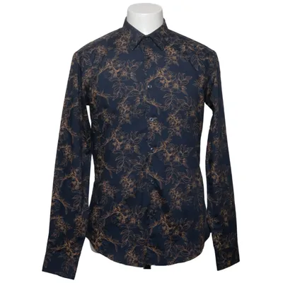 Chemise (Bleu, Jaune) de Smog Coton, Polyester
