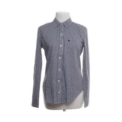 Shirt (White, Blue) from Abercrombie & Fitch Cotton, Elastane