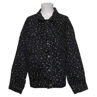 Denimjakke (Sort, Hvid) fra My Jewellery Limited Bomuld
