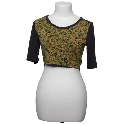 Crop top (Black, Multicolored) from WeSC Elastane, Viscose
