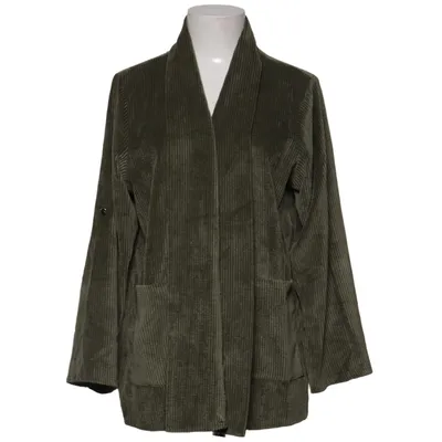 Cardigan (Grøn) fra Double Bomuld, Viscose