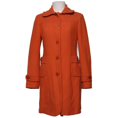 Coat (Orange) from Sisley Acetate, Polyamide, Viscose, Wool