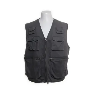 Vest (Gray) from ASOS Cotton, Polyester