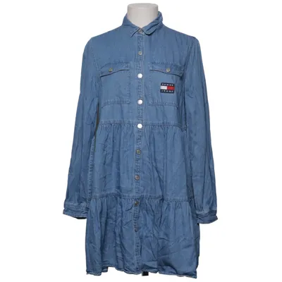 Denim jurk (Blauw) van Tommy Hilfiger Jeans Katoen, Lyocell