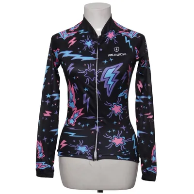 Bicycle shirt (Black, Multicolored) from CoolMax Polyester
