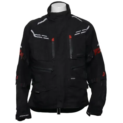 Motorcycle jacket (Black, Multicolored) from 4Bikers Polyester