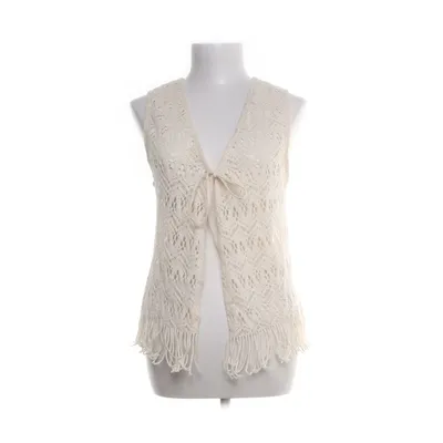 Gilet (Wit) van Rich & Royal Acryl, Katoen, Elastaan