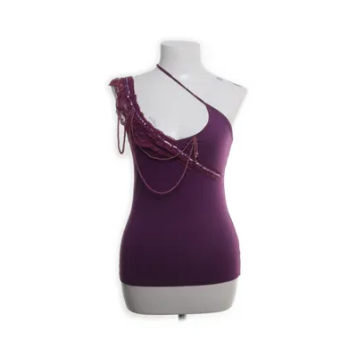 Tank Top (Purple) from Julien Elastane, Viscose