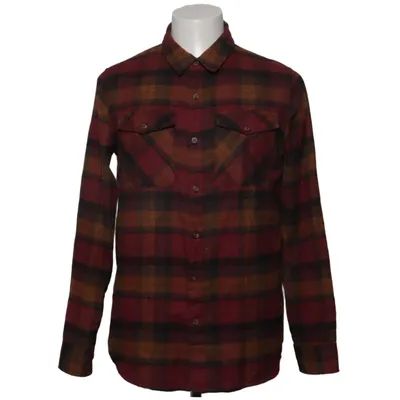 Flanellen overhemd (Bruin, Zwart, Lila) van Le Breve Katoen, Polyester