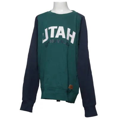 Sweatshirt (Green, Blue) from Red & Blue Cotton, Polyester