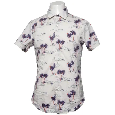 Kortärmad skjorta (Beige, Flerfärgad) från Reverse Polyester