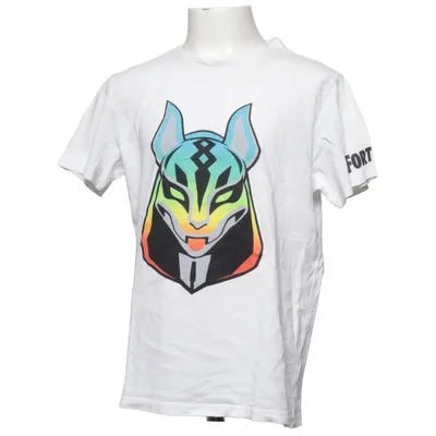 T-shirt (Blanc, Multicolore) de Fortnite Coton