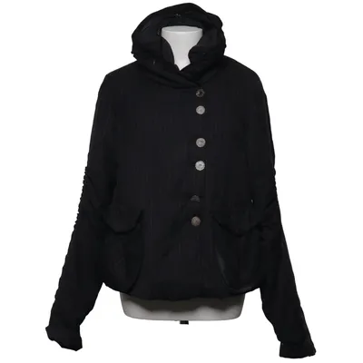 Jacke (Schwarz) von Marithé François Girbaud Baumwolle, Polyamid, Wolle