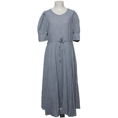 Robe (Bleu) de Hannes Roether Coton, Cupro