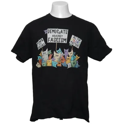 T-shirt (Zwart) van Port & Company Katoen