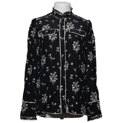Bluse (Sort, Hvid, Blå) fra Erdem x H&M Silke