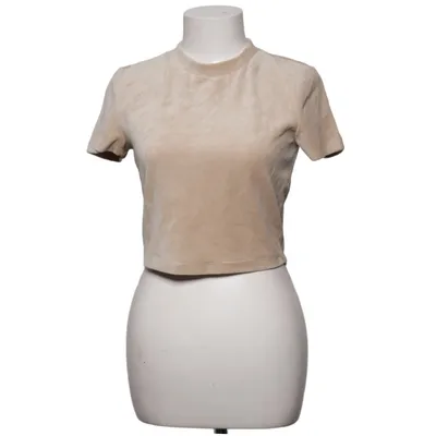 T-shirt (Beige) van Fashion Nova Katoen, Polyester