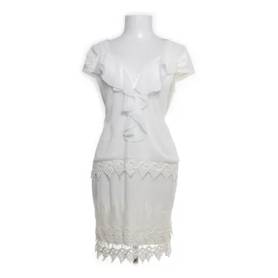 Dress (White) from Laurie & Joe Polyester, Silk