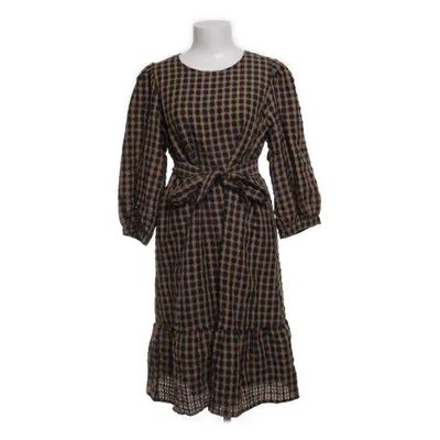 Jurk (Zwart, Beige) van Moves Polyester, Viscose