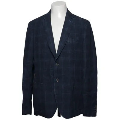 Blazer (Blue, Brown) from Hugo Boss Cotton, Linen, Polyester