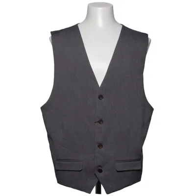 Suit vest (Gray) Polyester, Viscose