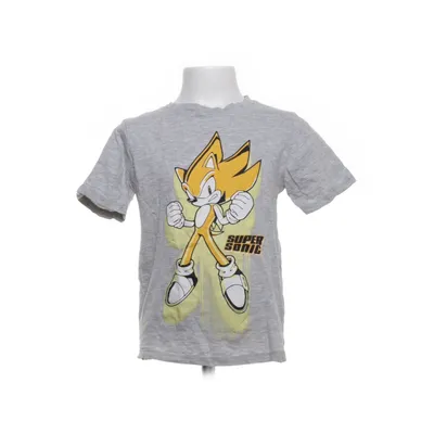 T-shirt (Grå, Gul, Vit) från H&M Bomull, Viskos