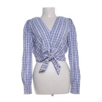 Crop top (Blauw, Wit) van VILA Katoen, Polyester