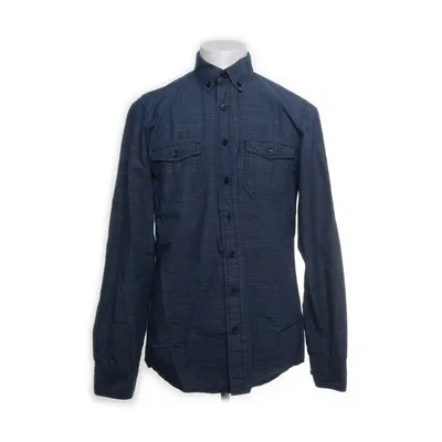 Buttondown-skjorta (Blå) från Dressmann Bomull