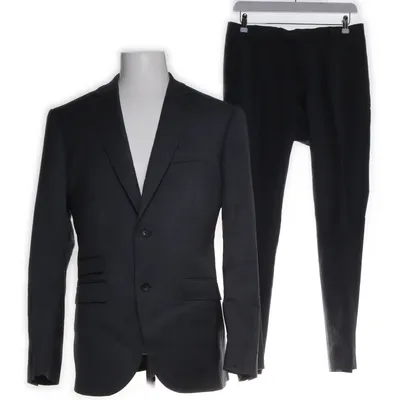 Kostym (Grå) från The Tailoring Club Ull, Polyester, Elastan, Viskos, Bomull