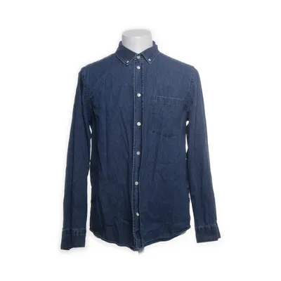 Denim blouse (Blauw) van Wood Wood Katoen