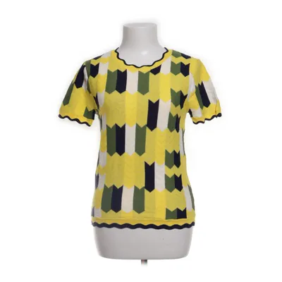 Top (Gul, Flerfarvet) fra Zara Knit Polyamid, Viscose
