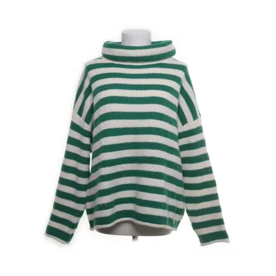 Turtleneck (Grøn, Hvid) fra Villa Sophie Akryl, Polyamid