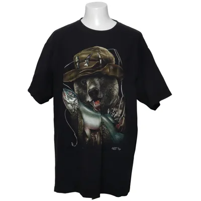 T-shirt (Sort) fra Rock Chang Bomuld