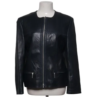 Veste en cuir (Noir, Bleu) de PG Leather Fashion Acétate